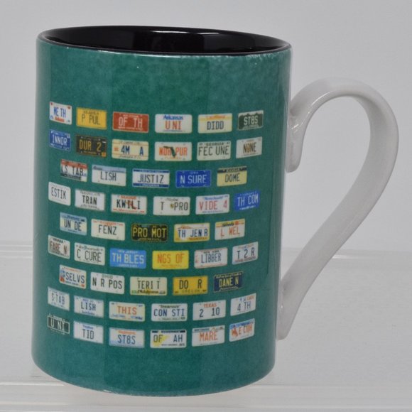 Smithsonian License Plate US Preamble Mug Museum